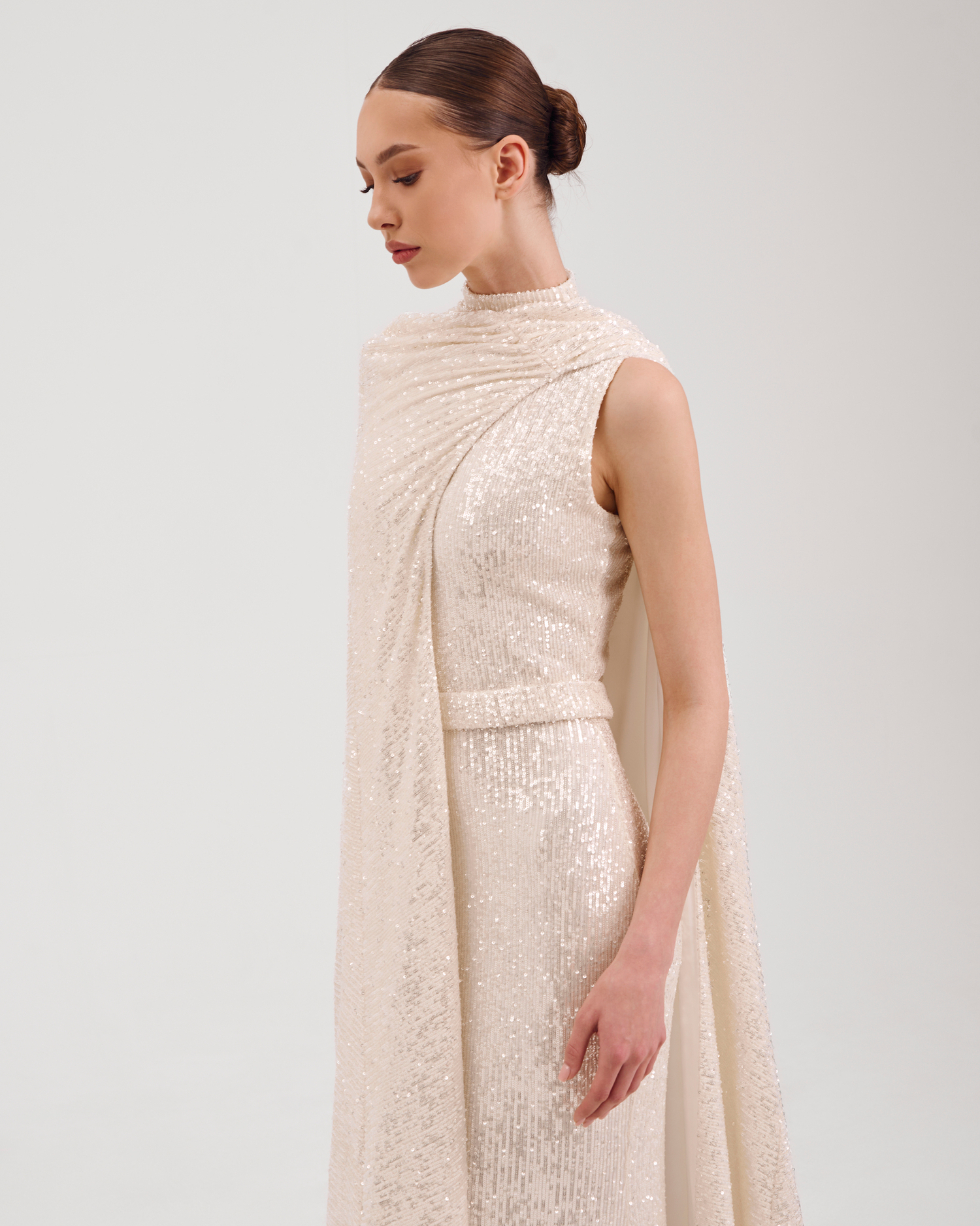 Платье Misteria (Мистериа) пайеточное светлое