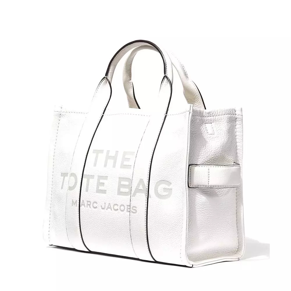Marc Jacobs The Leather Medium Tote Bag - Cotton