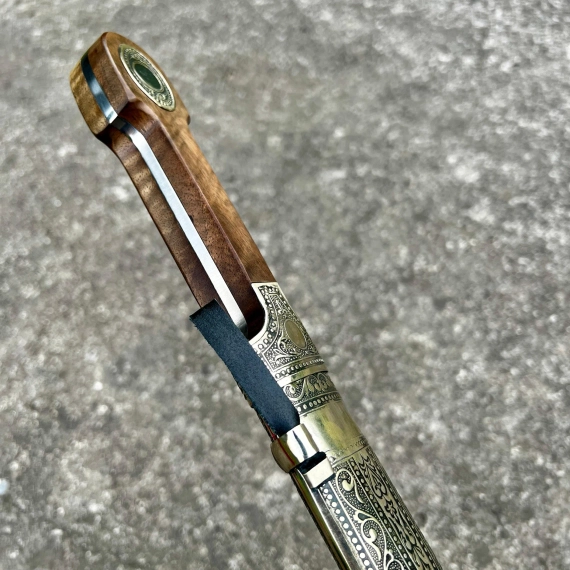 Кинжал кавказский из стали 65х13 (62см)