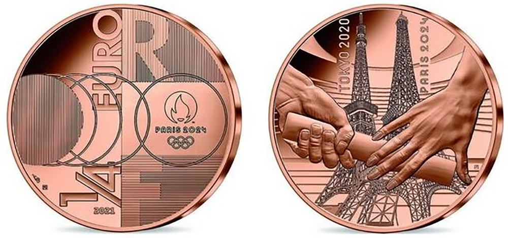 1/4 Евро 2021 Олимпийские игры 2024 Париж Передача Эстафеты UNC Франция