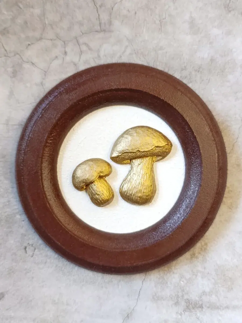 Панно на стену для интерьера грибы набор 3 шт.