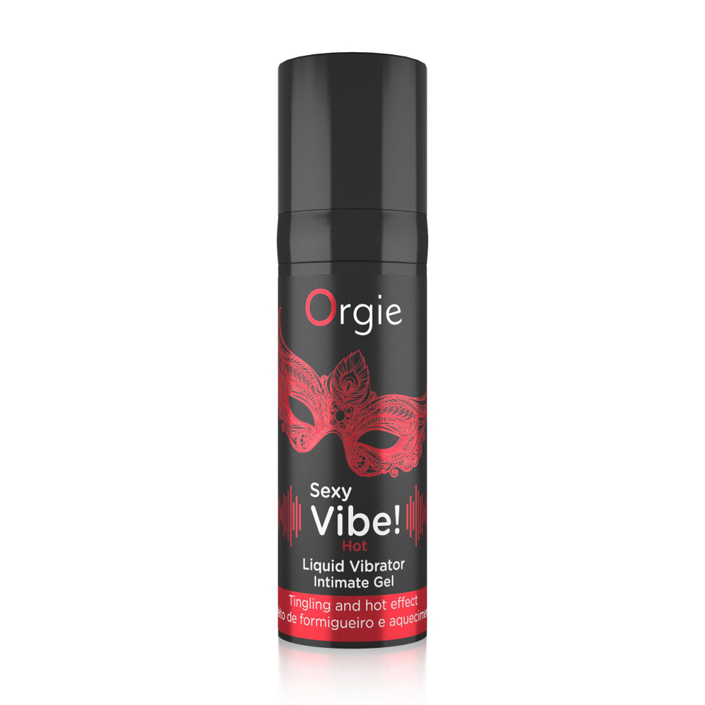 Гель Orgie Sexy Vibe Hot с разогревающим и вибрирующим эффектом, 15 мл