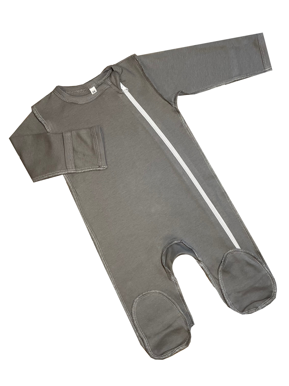 Комбинезон швы наружу на молнии RinaAmari Серый