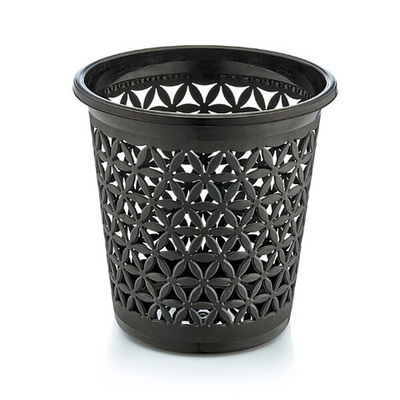 Корзина для мусора "Фловер" 11л серебряный