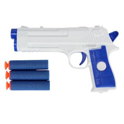 Пистолет с мягк.пулями, блистер 510B