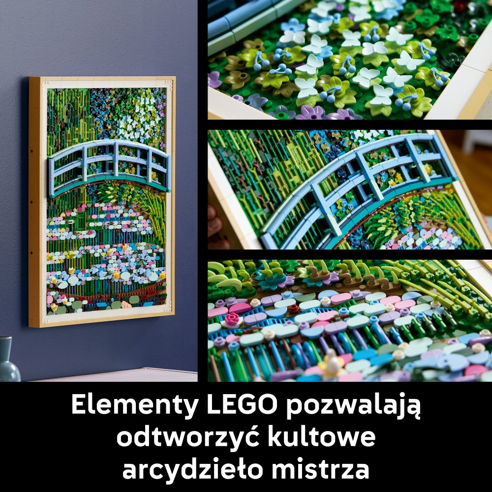 Конструктор LEGO Art 31220 Клод Моне — Мост над прудом с кувшинками — фото 7