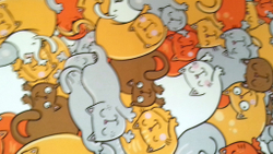 Микровелюр Xpoint (Икспоинт) 0037.01 Кошки в лукошке