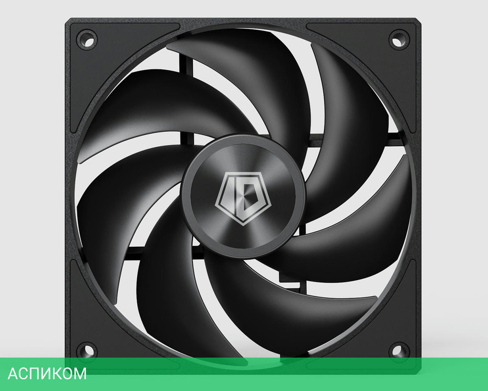 Вентилятор для корпуса ID-Cooling AF-1230-K черный