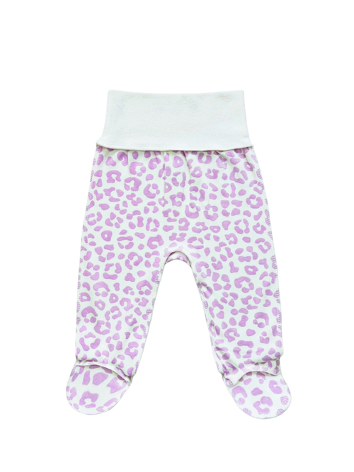 Ползунки Леопард lavender (56,62)