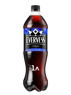 Газированный напиток Cola Без саxара 1 л, Evervess