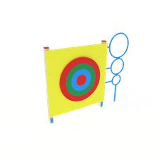 Детское игровое оборудование Стенка для метания со стойкой ИФ 203