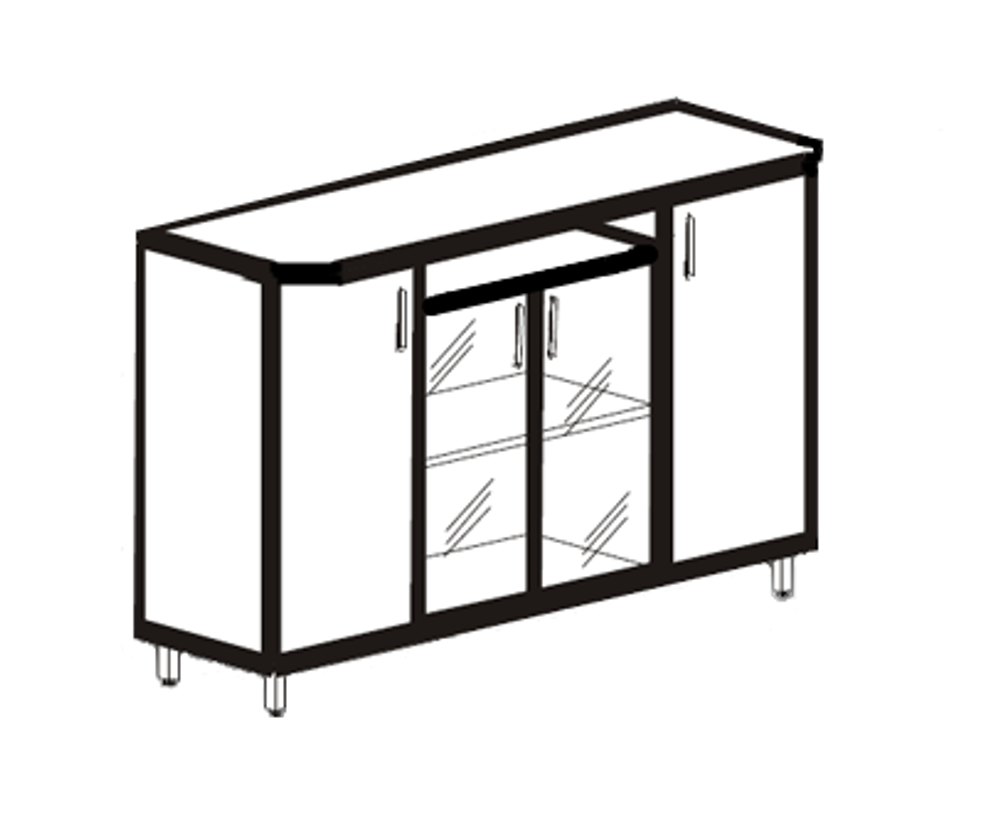 Тумба многофункциональная Лидер 82.07