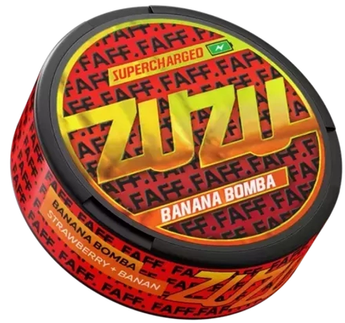 ZUZU BY FAFF BANANA BOMBA (150 МГ) - БАНАН, КЛУБНИКА