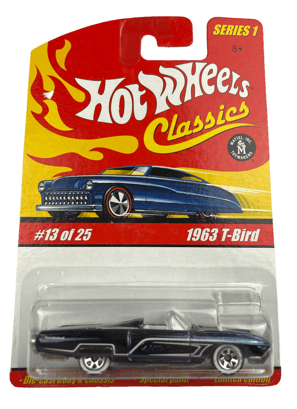 Hot Wheels Classics Series 1: 1963 T-Bird (Blue) (#13 of 25) (2005)