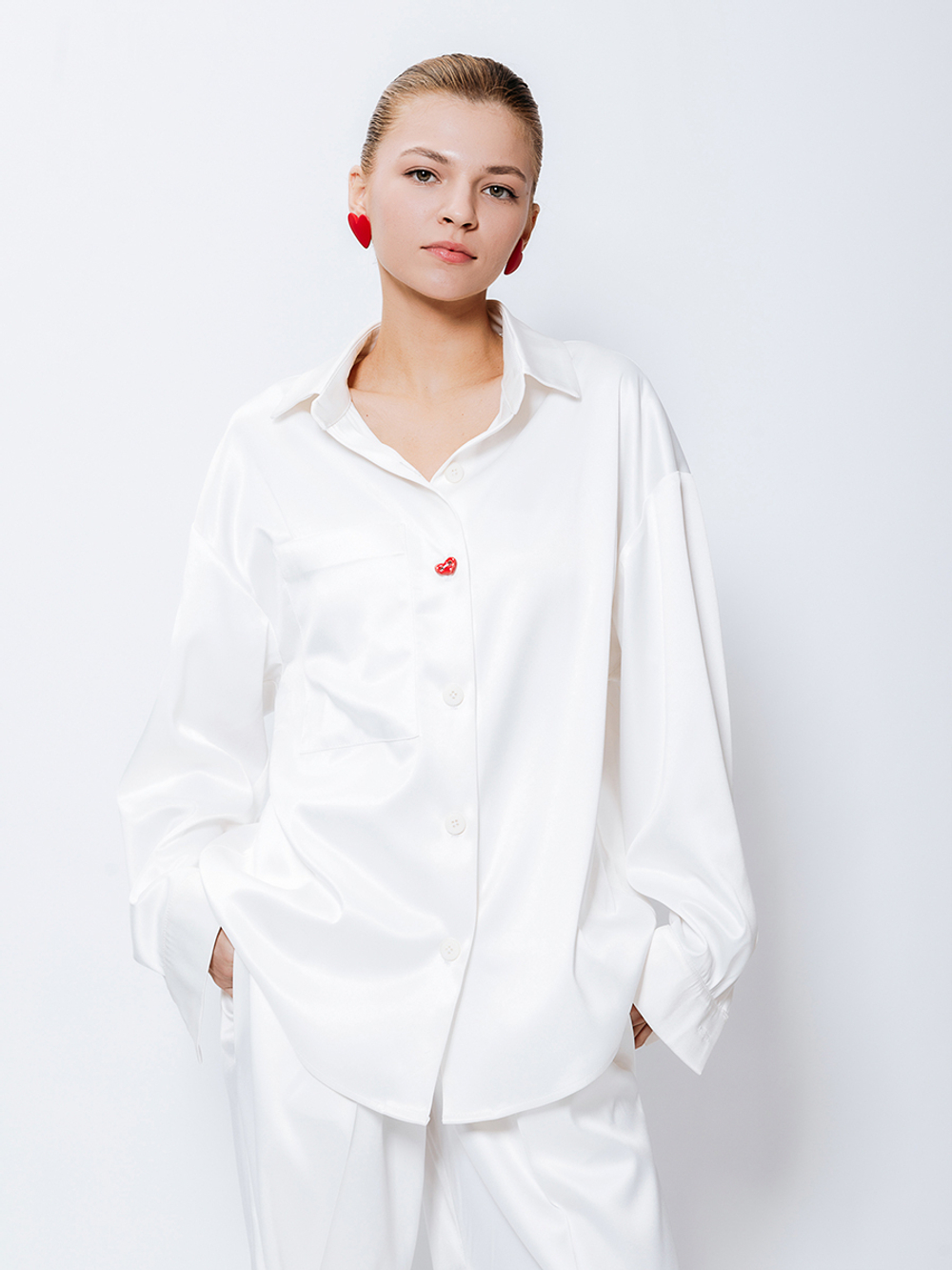 Рубашка Chill Satin Heart
