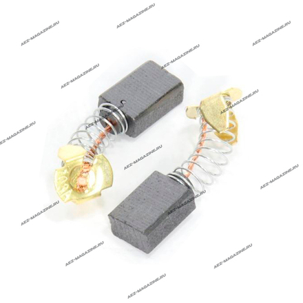 Электроугольная щетка 6х10х14 Пружина, пятак-уши (для СВ-103А)