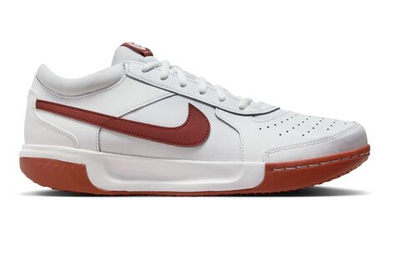 Мужские кроссовки теннисные Nike Zoom Court Lite 3 - white/team red-cedar
