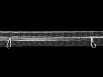 Шторная лента Oz-Is арт. 3210М для римских штор, петли, цвет прозрачный (ширина 19 mm)