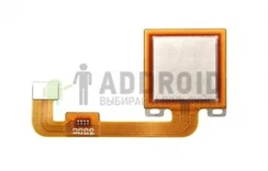 Шлейф для Xiaomi Note 4X со сканером отпечатка пальца (золотой)