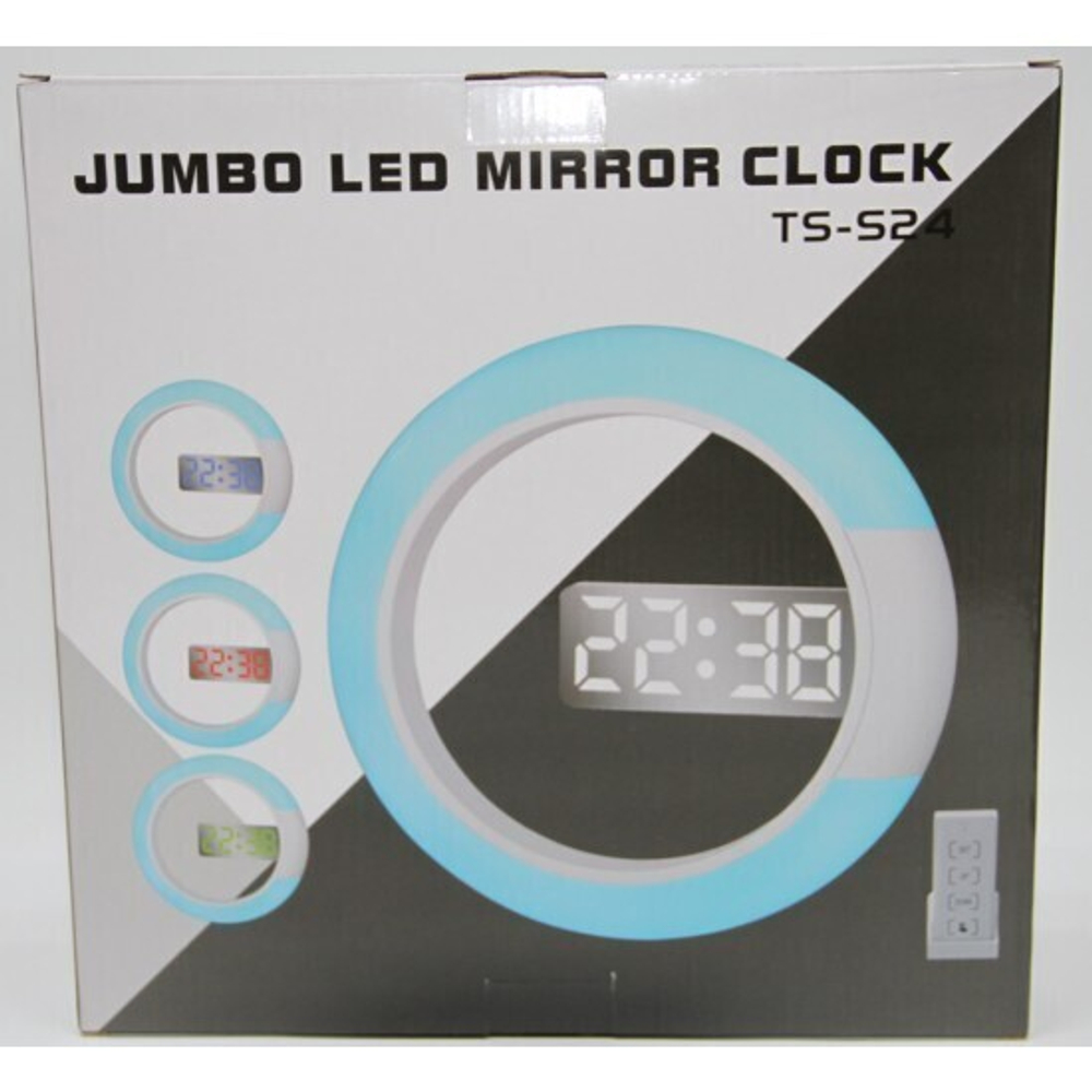 Электронные настенные часы TS-S24, 013134