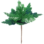 Украшение новогоднее «Пуансеттия - Блеск» 15 см, Изумруд