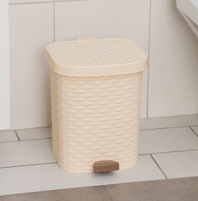 Контейнер для мусора «Артлайн», 8 л, с педалью, МИКС