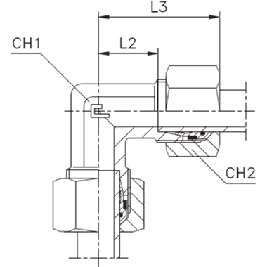 Соединение P90 DS16 M24х1.5 B4 (в сборе) CAST