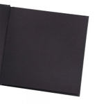 Скетчбук 160*160 мм., 40л., "Цветок", 120г/м2, Миленд, 7БЦ, матовая ламинация, выб. лак, резинка, чёрный офсет