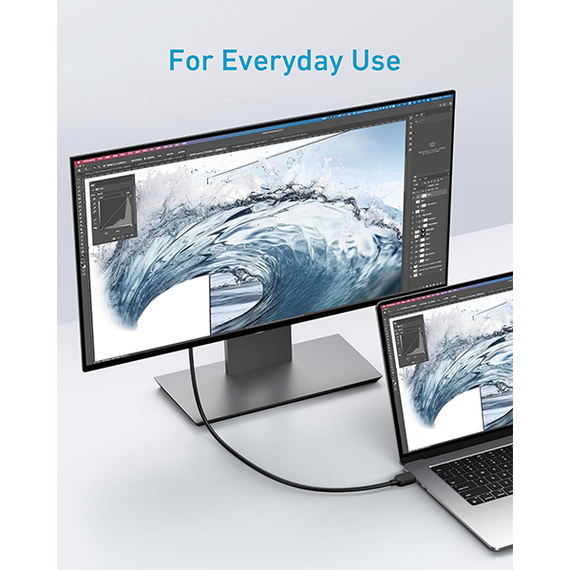 Кабель Anker HDMI 2.1 Cable 8K /60Hz / 1.8 м (A8742H11) черный