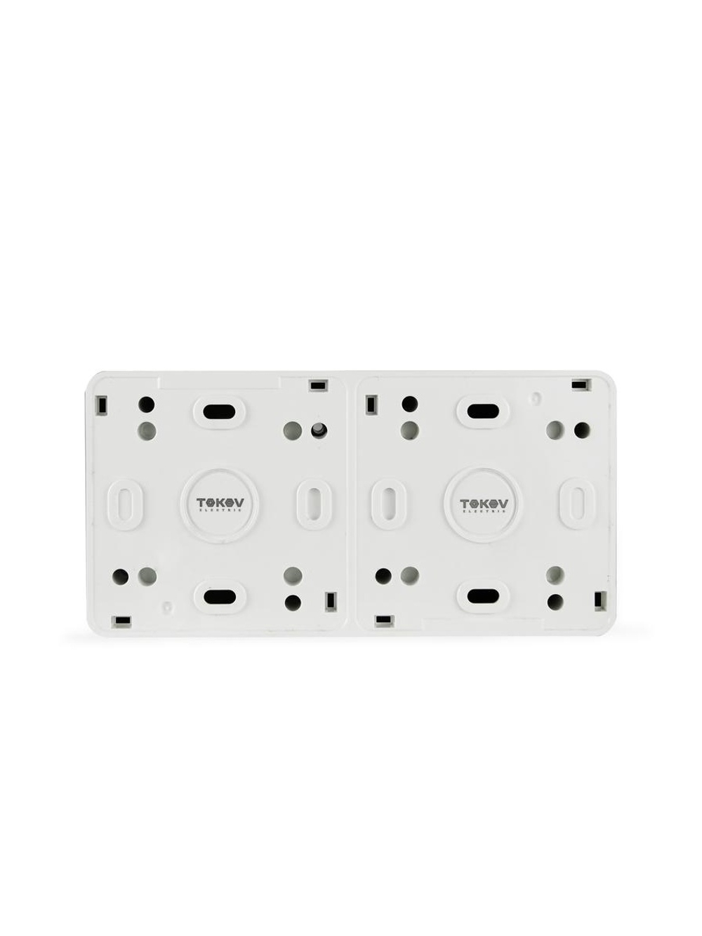 Розетка 2-м ОП Nix 16А IP54 250В с заземл. с крышкой бел. TOKOV ELECTRIC TKE-NX-R2Z-C01-IP54