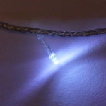 Гирлянда для дома «Водопад» нить 9,5м 100 ламп LED прозрач.пров, 8 реж,IP-20, Белый (возможность соединения)