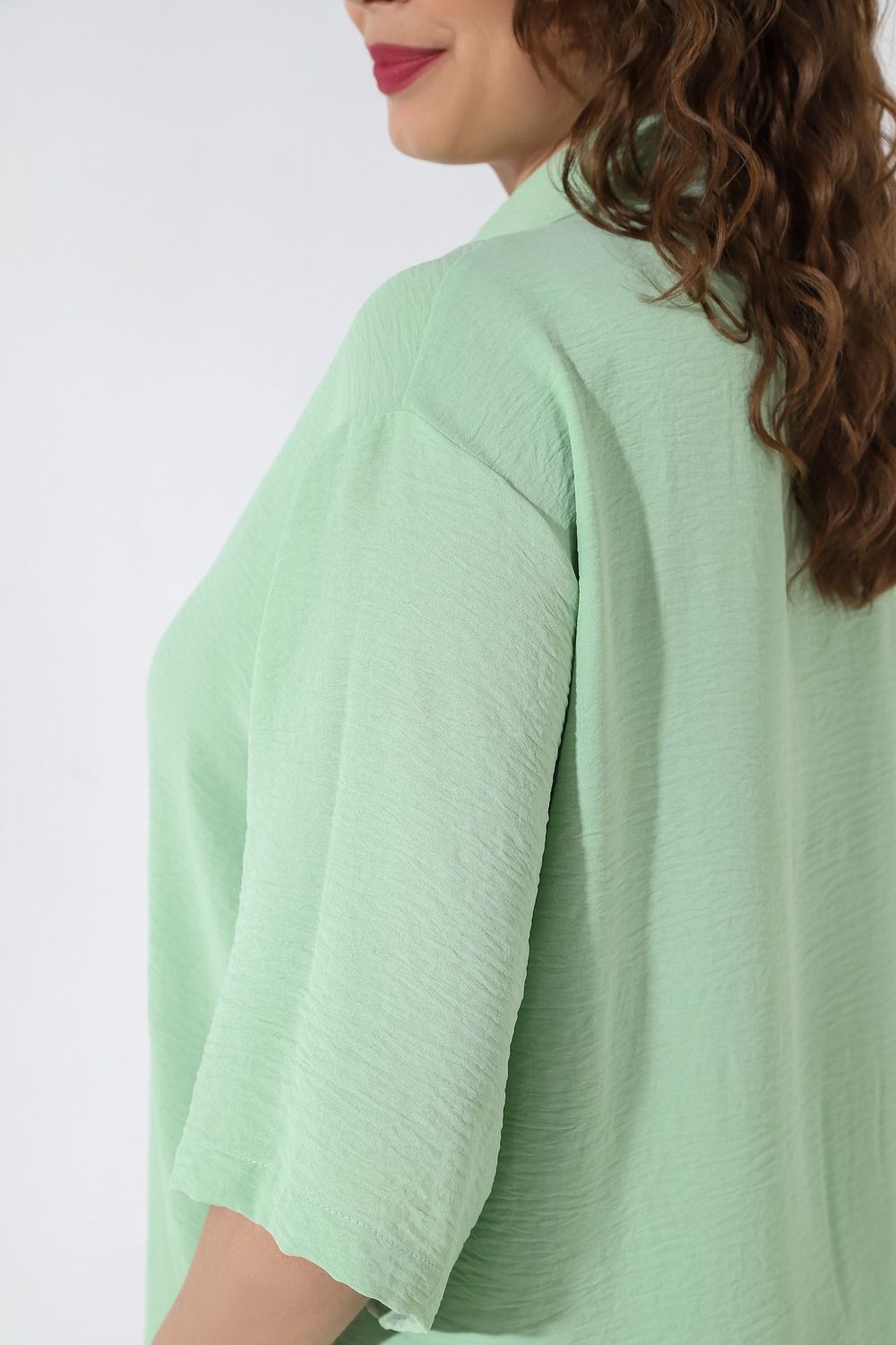 Блуза Жаркий сезон-1 Виотекс САЛАТОВЫЙ