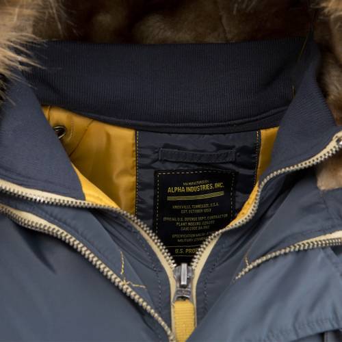 Куртка Аляска - N-3B Inclement Parka (стальной синий - s. blue)