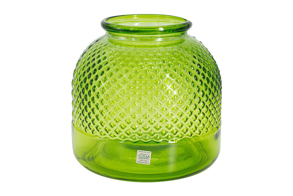 Ваза San Miguel Diamante зеленая 24 см