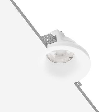 Гипсовый встраиваемый светильник под покраску 1*GU10 10356E белый Ghost LOFT IT