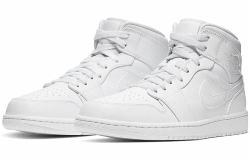 Кроссовки Jordan Air Jordan 1 Mid White 2020