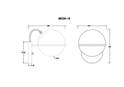 Бра MyFar Julian MR2290-1W