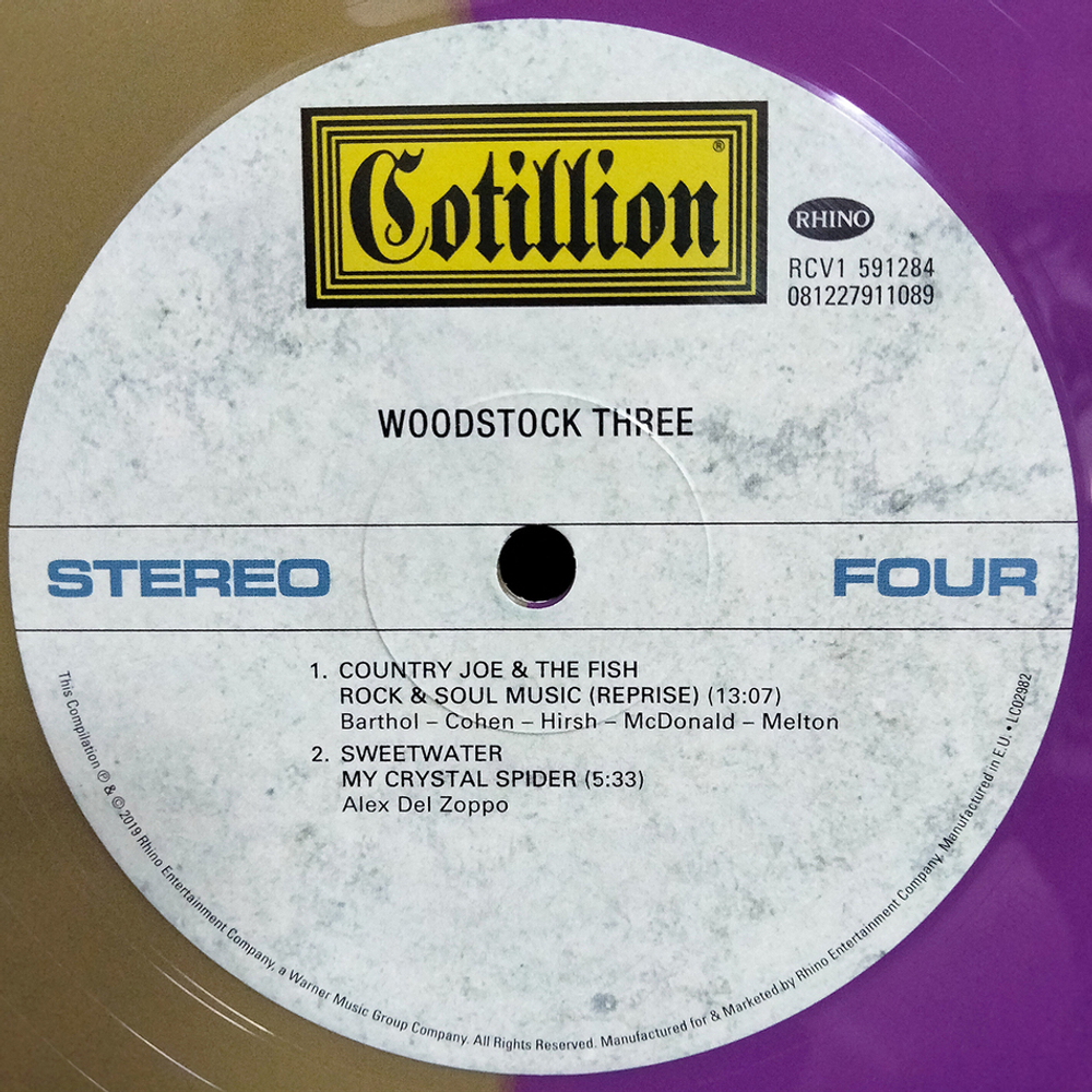 Сборник / Woodstock Three (Coloured Vinyl)(3LP)