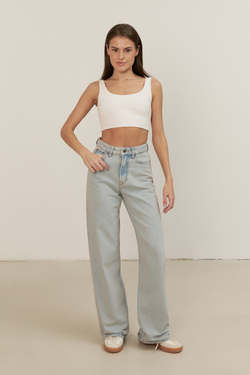 Джинсы STRAIGHT, голубые