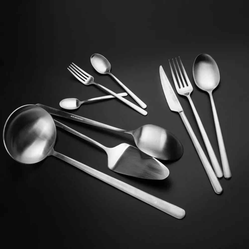 Набор столовых приборов 75 предметов на 12 Cristema Tokyo matte