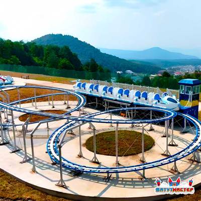 Детская американская горка «Небесная Орбита», 6 кабин 21 место, 26×17,2×2,9 м