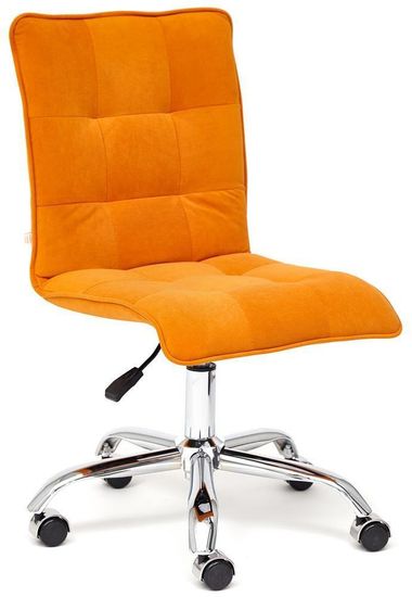 Кресло Tetchair ZERO флок , оранжевый, 18