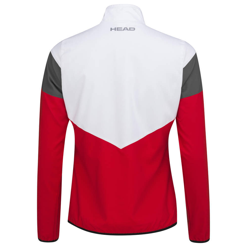 Детская теннисная куртка Head Club 22 Jacket G - Red