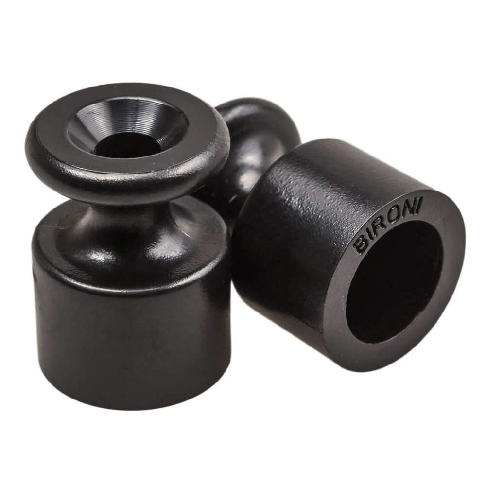 Изолятор для наружного монтажа, пластик, цвет черный (100 шт/уп) B1-551-23-100