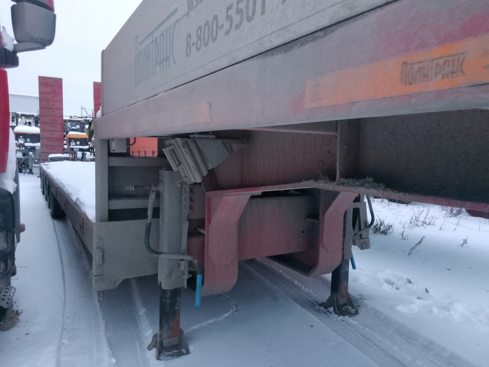 Политранс 94184* Полуприцеп тяжеловоз 4 оси 94184-010 (Не раздвижной)