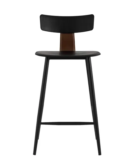 Полубарный стул Ant черный