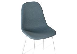 Стул на металлокаркасе Lilu gray / white