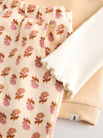 Комплект из трех предметов для девочки Next E54-940, Молочный, Кремовый