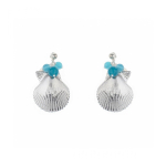 Серьги Ester Bijoux Ракушка C791-S BW