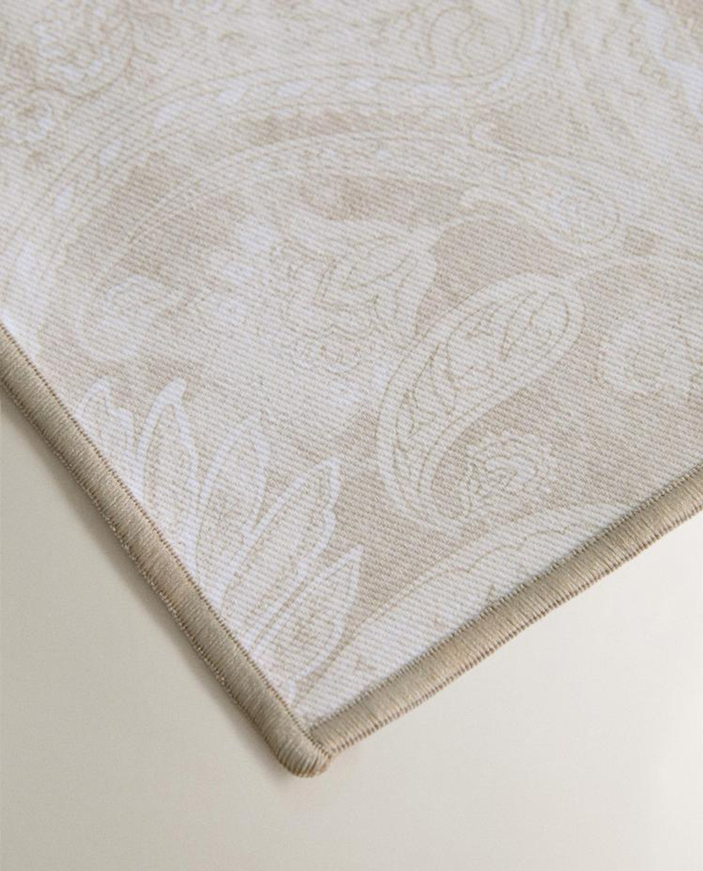 ZARA HOME ПОДСТАВКА ПОД СТОЛОВЫЕ ПРИБОРЫ С ПРИНТОМ, СВЕТЛО-БЕЖЕВЫЙ